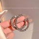thumbnail image 5 of Fiudx Horquilla con Incrustaciones de Diamantes, Pendientes de Metal Multicapa, Diseño de Detumescencia En Forma de C, Accesorio Energético, Favorece Un Metabolismo Acelerado, Fortalece El Sistema In, 5 of 6