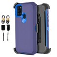 thumbnail image 1 of Value Pack ! for Samsung Galaxy A21S case Phone Case 360° Cover Clip Kickstand Holster Hybrid Shock Bumper, 1 of 4