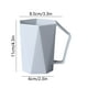 thumbnail image 3 of Uuiauoio Mouthwash Cup Brushing Cup,Plastic Toothbrush Cup with Handle Leakproof Bathroom Organization Holder Space Saving Easy Clean,Household Couple Wash Cup, 3 of 6