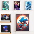 thumbnail image 4 of Pósteres artísticos de S-Sonic H-Hedgehog para decoración de paredes, imágenes para decoración del hogar, decoración de paredes de habitaciones, pintura sobre lienzo, póster personalizado, 4 of 5