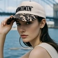 thumbnail image 2 of Vintage Two-Tone Women's Baseball Cap, Mommin Trucker Hat for Women & Men, Adjustable Baseball Cap, Mother Day Ponytail Hat, 2 of 15