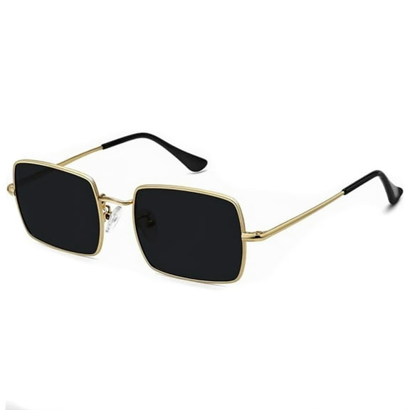 Street Knitted Unisex UV Protection Sunglasses, Black/Gold