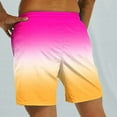thumbnail image 7 of IYTR Athletic Shorts for Men Elastic Waist Drawstring Beach Shorts with Pockets Lightweight Summer Gradient Color Casual Shorts Multicolor_C XXXXXL, 7 of 7