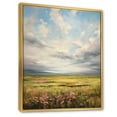 thumbnail image 2 of Designart "pasture Bold Horizon II" Landscape & Nature Floater Framed Wall Art Print, 2 of 7