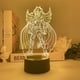 thumbnail image 2 of Luz nocturna USB Saint Seiya Aiolia Shaka Radamanthys Leo, 2 of 2