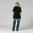 thumbnail image 2 of Women's Mitchell & Ness  Black Atlanta Falcons Team Dynamic Boyfriend T-Shirt, 2 of 4