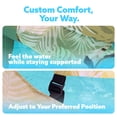 thumbnail image 3 of Silla flotante Sloosh convertible para piscina, color champán tropical, 3 of 7