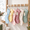 Pastel, variant on 6 Pack Neutral Colors Cable Knit Christmas Stockings, 18 Inch and 15 Inch Sizes