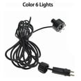 thumbnail image 5 of RGB 6 LED AC12V Water Fountain Light with 2Pin Connection Underwater Pond Lights Water Feature Ligh, 5 of 5