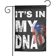 thumbnail image 5 of It's In My DNA Puerto Rico Flag 12x18 In Home Outdoor Indoor Garden Home Decoration Banner, 5 of 6