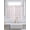Light Pink, variant on Valentine's Day 2 Panel Kitchen Curtains for Small Windows, Pink Bows Shining Stars Modern Black Bathroom Tier Curtain, Short Window Treatment for Bedroom/Living Room 55"x24"