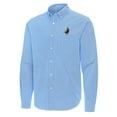thumbnail image 2 of Men's Antigua Light Blue Minnesota United FC Porter Woven Tri-Blend Long Sleeve Button-Down Shirt, 2 of 3