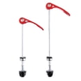 thumbnail image 2 of LOVIVER 1 Paire en Alliage d'Aluminium Vélo de Montagne Quick Release Brochettes de Moyeu de Vélo Rouge Robuste, 2 of 5