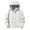 White, variant on Guluxicc Windbreaker Jackets with Zip Pockets Waterproof Full Zipper Outdoor Hiking Hooded Jackets for Cool Weather