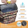 thumbnail image 2 of Travel Cooler Bag - Pioneer Flower Camping Beer Cooler Backpack with Bottle Opener- Waterproof Insulated Picnic Backpacks - Cooler Bag for Beach, 2 of 6