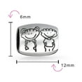 thumbnail image 3 of Bling Jewelry Womens BFF Friendship Charm Bead Silver for European Bracelet, 3 of 3