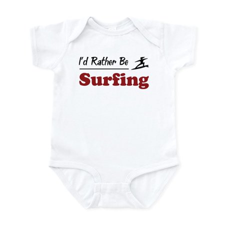 

CafePress - Rather Be Surfing Infant Bodysuit - Baby Light Bodysuit Size Newborn - 24 Months