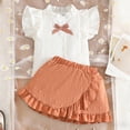 thumbnail image 2 of KEXE Sets For Girls 3T Summer Clothes Girl Toddler Baby Girls Summer Clothes Short Sleeve T-Shirt Tops Short Sets Cute Outfits, 2 of 8