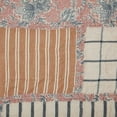 thumbnail image 2 of VHC Brands Farmhouse Multicolor Patchwork Cotton Blend Quilted Pillow Sham, Standard - Tie Closure, 2 of 7