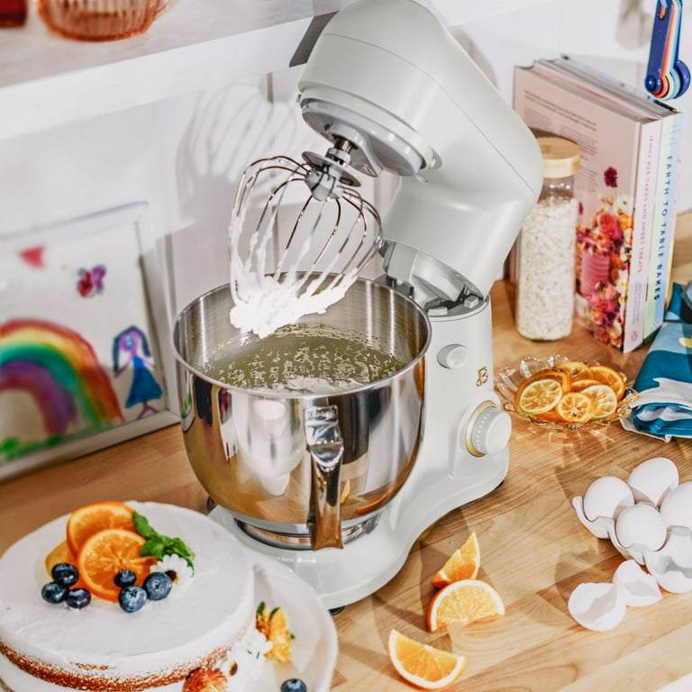 Beautiful 5.3 Qt Stand Mixer, Lightweight & Powerful with Tilt-Head, White  Icing by Drew Barrymore