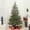 Green, variant on HOMCOM 7ft Artificial Sparse Cedar Christmas Tree with LED Lights and Steel Base