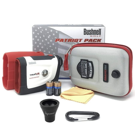 Bushnell Tour V4 Shift Laser Golf Rangefinder (Patriot Pack+Battery+PickUp