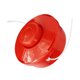 thumbnail image 2 of Cabezal desbrozadora universal para jardín, de 2 cables, para cortar césped, con cabezal desbrozadora (rojo), 2 of 6