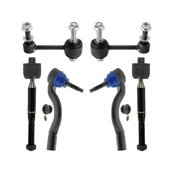 Front Tie Rod and Sway Bar Link Kit - Compatible with 2016 - 2020 Dodge Durango 2017 2018 2019