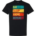 thumbnail image 3 of Inktastic Eat Sleep Anime Repeat T-Shirt, 3 of 5