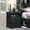 Black, variant on YANGLI 18" Farmhouse Nightstand with Charging Station, 2 Drawers, Side Table Bedside Cabinet for Bedroom/Living Room, White