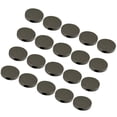 thumbnail image 3 of EeaseMX 20 botones metálicos para abrigos, planos, para coser abrigos, decorativos para disfraces (negro claro), 3 of 7