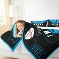 thumbnail image 4 of jejeloiu Baseball City Bedding Comforter Set,Miani Twin Comforter Sets,Deepblue White Bedding Set For Child,Luxury Bedroom Decor Reversible,2pcs, 4 of 8