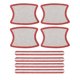 thumbnail image 1 of Protector de rasguños para manijas de puertas Unique Bargains Anti-rasguños 8x10cm Auto Unique Bargains Película protectora para manijas de puertas Blanca, Roja 1 juego, 1 of 6