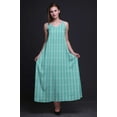 thumbnail image 2 of Bimba Robe Longue Décontractée en Rayonne Teinture sur Nœuds pour Femmes Bretelles Spaghetti Maxi Robe d'Été-moyenne, 2 of 4