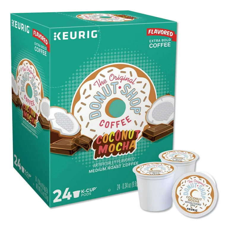 Keurig The Original Donut Shop Medium Roast Iced Mocha + Almond K-cup Pods  - 24ct : Target