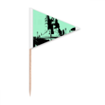 thumbnail image 1 of Hongrie Ancien Château Buda Cure-Dent Triangle Cupcake Toppers Drapeau, 1 of 3