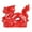 Red, variant on Zmeidao Dragon Desktop Ornament Ceramic Dragon Statue Chinese Figurine Ornament For 2024 Chinese New Year Blessing Souvenir Gift