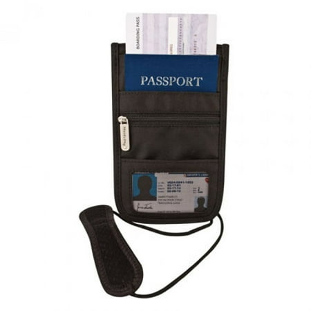 Travelon Safe ID Classic Deluxe Boarding Pouch - Black Safe ID Classic Deluxe Boarding Pouch