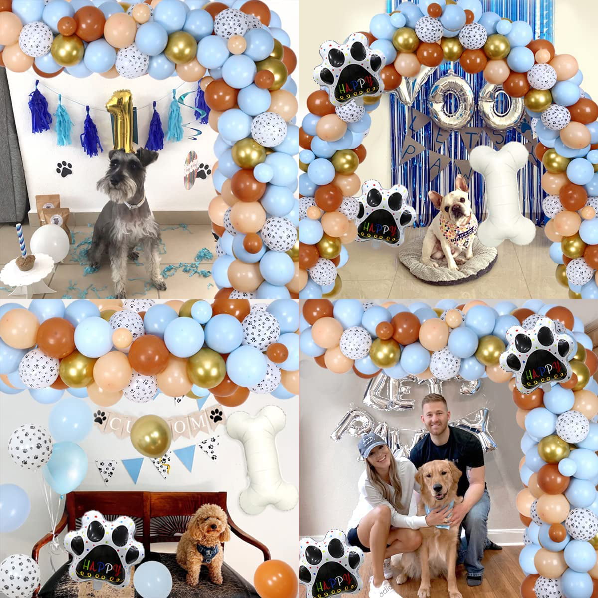 Dog Balloon Arch, Colour of Your Choice, Dog's Birthday, Dog Birthday  Decorations, Dog Party, First Birthday, New Puppy, Instagram 