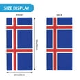 thumbnail image 3 of Cooling Neck Gaiter Face Cover Scarf The Icelandic Flag Protection Mask Windproof Hiking Cycling Running For Men Women, 3 of 7