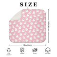 thumbnail image 4 of Pink Halloween Ghosts Dish Drying Mat for Kitchen 1 Pack, Ultra Absorbent Microfiber Dishes Drainer Mats,16x18in(41x46cm), 4 of 6