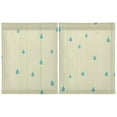 thumbnail image 2 of Shower 27"x24" Linen Look Cafe Curtain Set with Privacy and UV Protection, 2 of 8