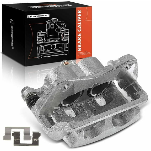 A-Premium Disc Brake Caliper Assembly with Bracket Compatible with Acura MDX 2007-2013 ZDX 2010-2013 Front Right Passenger Side