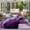 Purple Gray, variant on Round Area Rug - 3ft Autumn Burnt Orange Non Slip Washable Circle Carpet Soft Large Floor Rugs for Living Room Bedroom Nursery Office