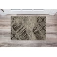 thumbnail image 2 of Jewel Power-Loomed Multi-Pattern 2' x 3' Rug, Brown/Light Brown, 2 of 5