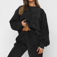 thumbnail image 4 of LNGOOR Ensemble de Détente 2 Pcs en Velours Côtelé pour Femmes, Chandail à Manches Longues et Pantalon de Survêtement, Vêtements de Mode Automne pour Femmes, 4 of 7