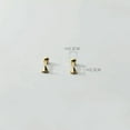 thumbnail image 6 of QQTDFG Sterling Silver Tiny Triangle Trauge Helix Screw Back Stud Earrings A1915-Silver, 6 of 6