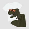 thumbnail image 2 of Toddler Clothes for Boys Baby Summer Kids Cotton Cute Printed Short Sleeved Basketball 1t 2t 3t 4t 5t 6t Tank Tops And Shorts Set With Pockets T-Shirt & Outfit Two Pieces, 2 of 5