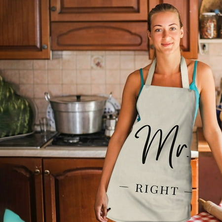 

Fjofpr Hot kitchen 1pc Parent Adult The Family Kitchen Lovely Print Linen Family Aprons
