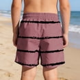 thumbnail image 5 of ATOGUTA Boy Swim Shorts with Liner Bathing Suits Summer Quick Dry Swimwear Swim Trunks Size 5T-14, Red, 5 of 6
